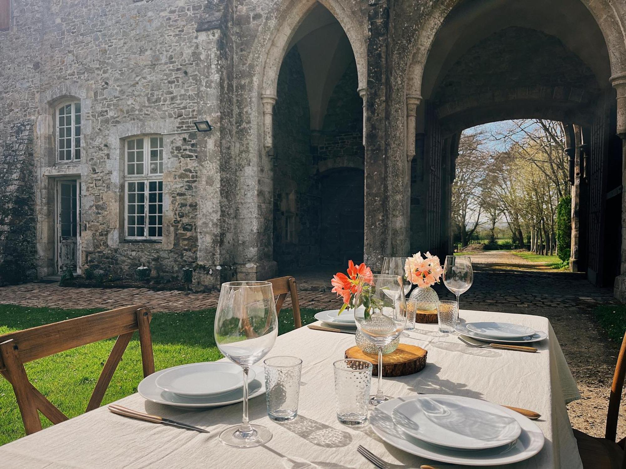 Bed and Breakfast Abbaye De Blanchelande Neufmesnil Zewnętrze zdjęcie